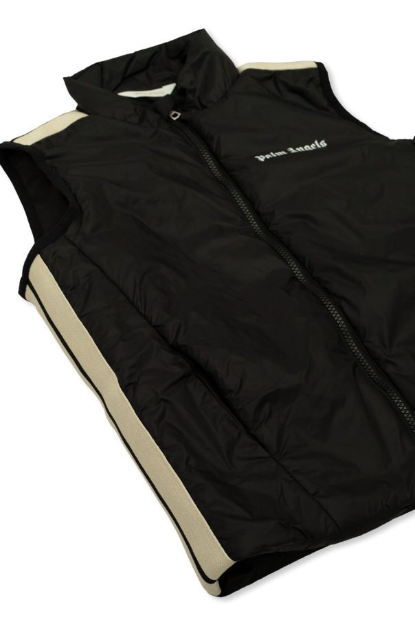 Palm Angels Kids Vest with stand collar Kids's Girls clothes (414